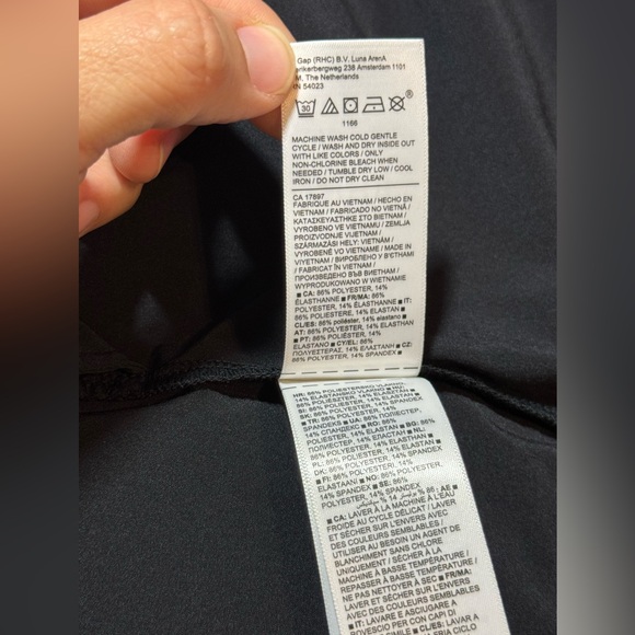 Athleta Marlow Maxi Dress Black Sz XL NWT Beach Lounge Athleisure Activewear - Picture 14 of 16